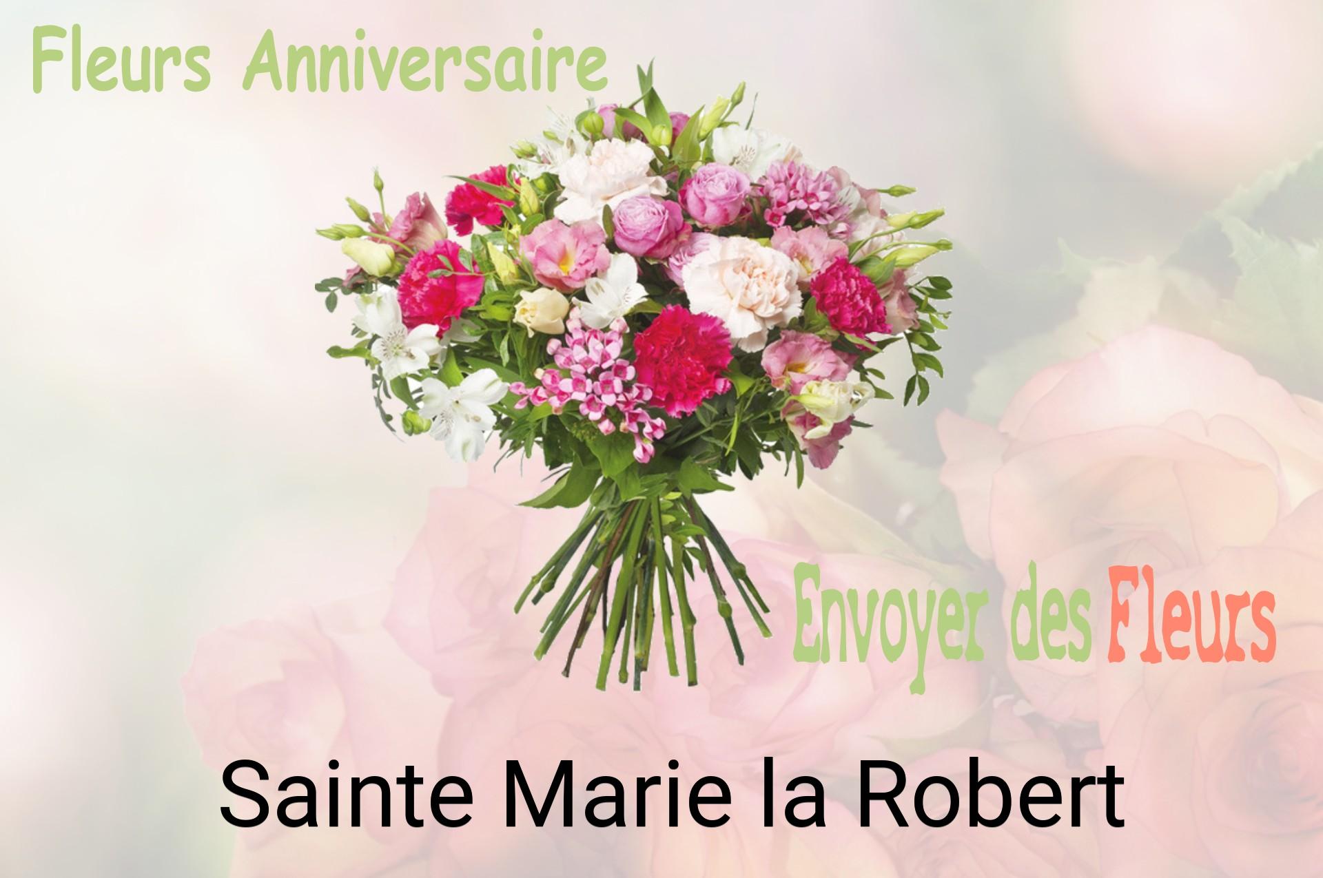 Bouquet de fleurs d’anniversaire livré à Sainte-Marie-la-Robert