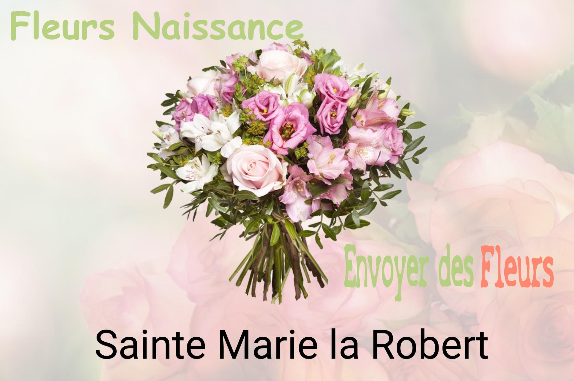 Bouquet de fleurs de naissance livré à Sainte-Marie-la-Robert