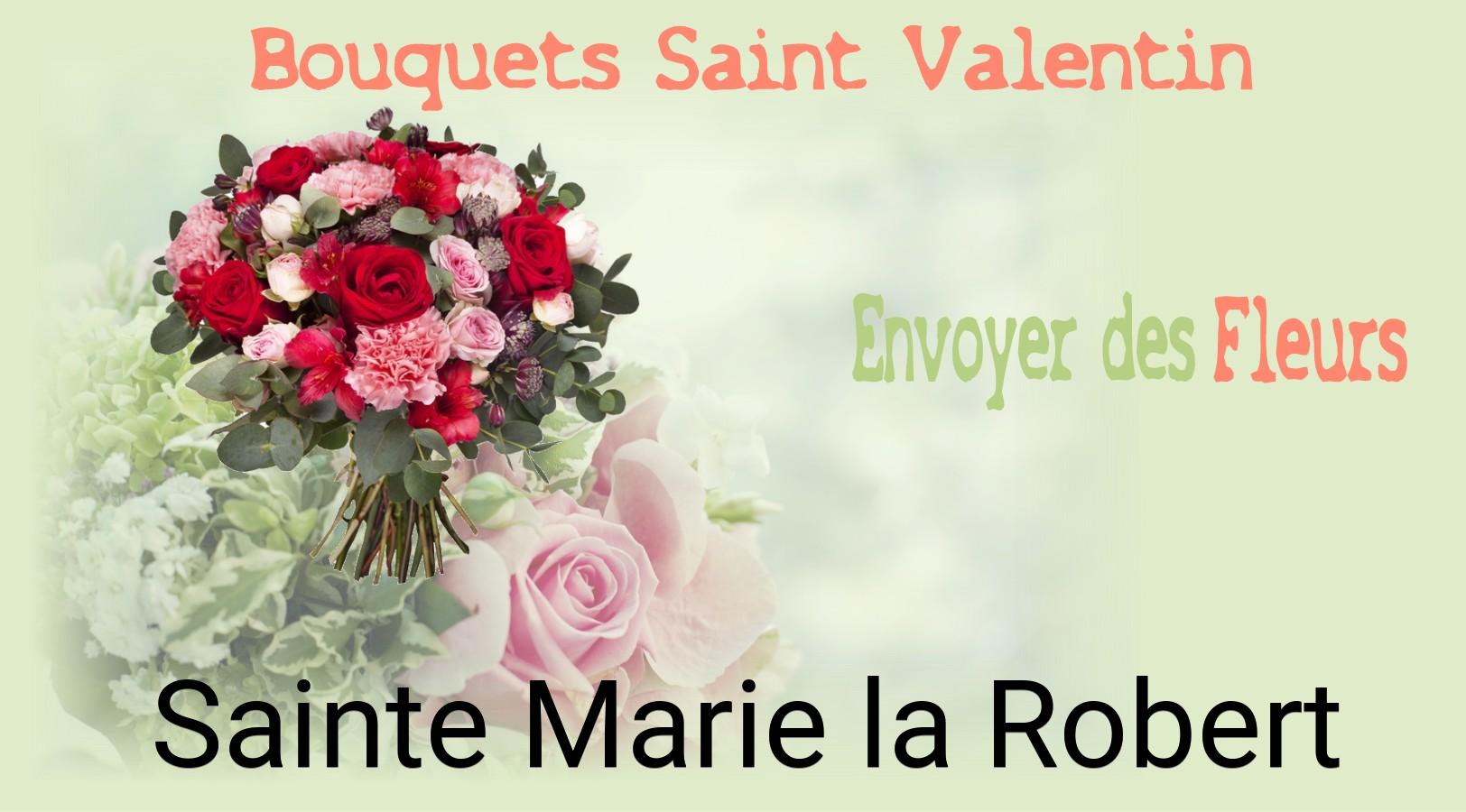 Roses de Saint-Valentin livrées à Sainte-Marie-la-Robert